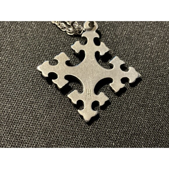 James Avery Retired 14in Avery Chain Peace With God Cross Pendant Necklace - Picture 4 of 8